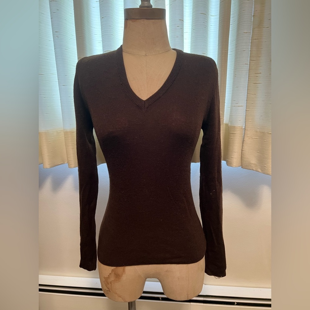 Brown long sleeve shirt